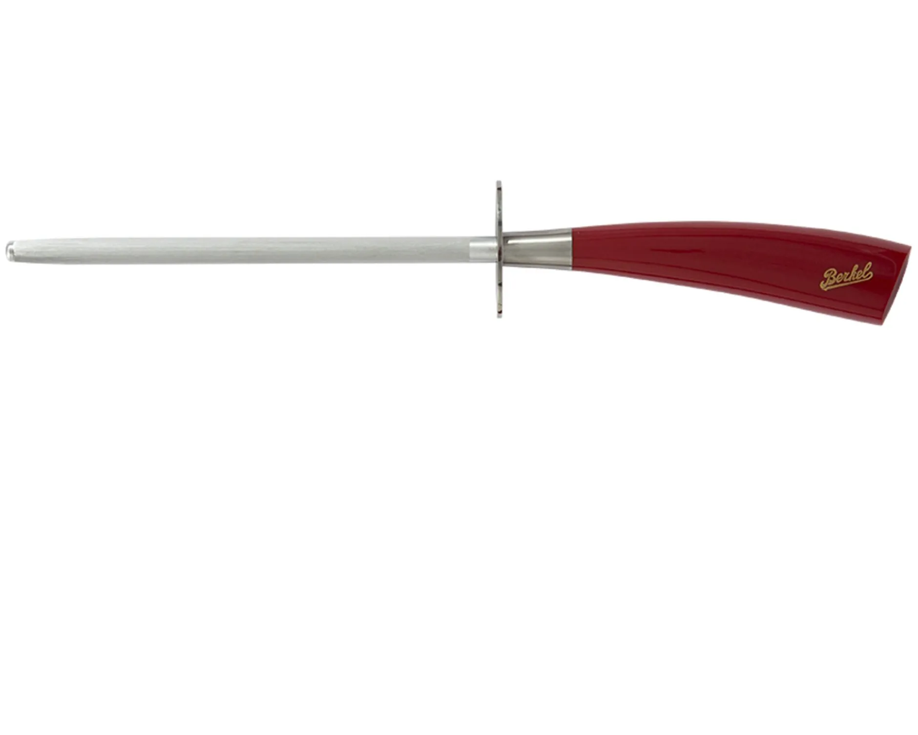 Acciaino elegance acciaio con manico rosso Berkel