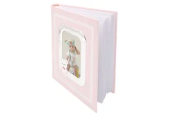 Album orsetto argento pvd con cornice portafoto rosa Selezione zanolli