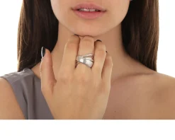 Anello absolute argento quattro fedi incrociate Selezione zanolli