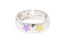 Anello argento con stelle multicolore Selezione zanolli