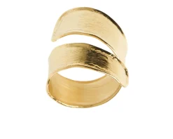 Anello argento dorato satinato Selezione zanolli