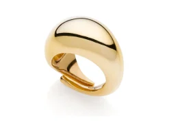 Anello aria argento dorato Unoaerre