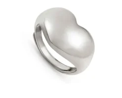 Anello armonica argento cuore grande Nomination