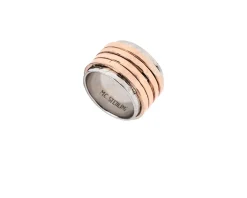 Anello circle argento rosè Maria cristina sterling