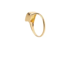 Anello crystal color argento dorato con cristallo peridoto Unoaerre