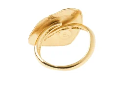 Anello cuore argento dorato Selezione zanolli