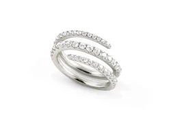 Anello lovelight argento con cubic zirconia bianchi Nomination