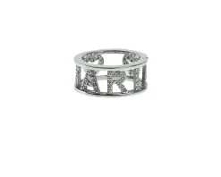 Anello my name is argento con zirconi Selezione zanolli