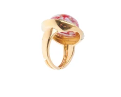 Anello rain rosso Antica murrina