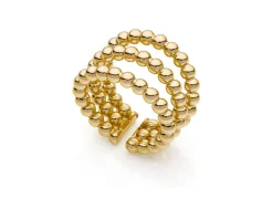 Anello sfera in bronzo dorato Unoaerre