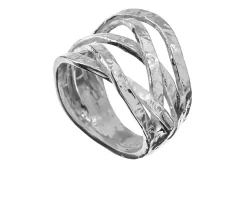 Anello sierra argento intrecciato Selezione zanolli