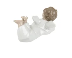 Angioletto coricato porcellana Lladro'
