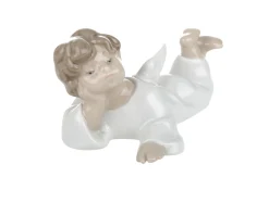 Angioletto coricato porcellana Lladro'