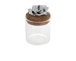 Barattolino portaconfetti con rosa Selezione zanolli