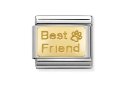 Best friend composable acciaio e oro Nomination