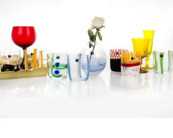 Bicchiere acqua bora vetro di murano collezione 2014 italia Carlo moretti