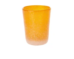 Bicchiere giallo mandarino Memento