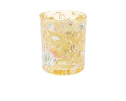Bicchiere portacandela giallo limone Selezione zanolli
