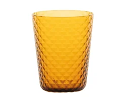 Bicchiere tumbler isolano ambra Zafferano