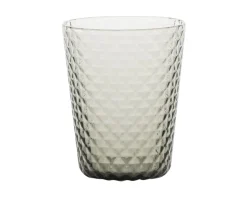 Bicchiere tumbler isolano grigio Zafferano