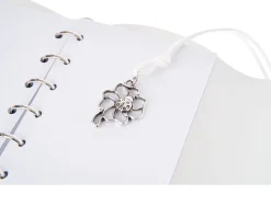 Block notes con ciondolo quadrifoglio e scatola Selezione zanolli
