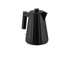 Bollitore elettrico plissè nero Alessi