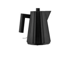 Bollitore elettrico plissè nero Alessi