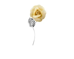 Bomboniera rosa capodimonte argento gialla Selezione zanolli