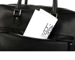 Borsa bowling slim pelle nera Selezione zanolli