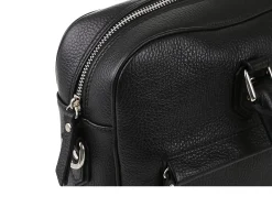 Borsa bowling slim pelle nera Selezione zanolli