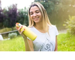 Bottiglia termica acciaio giallo polline Chilly's bottles