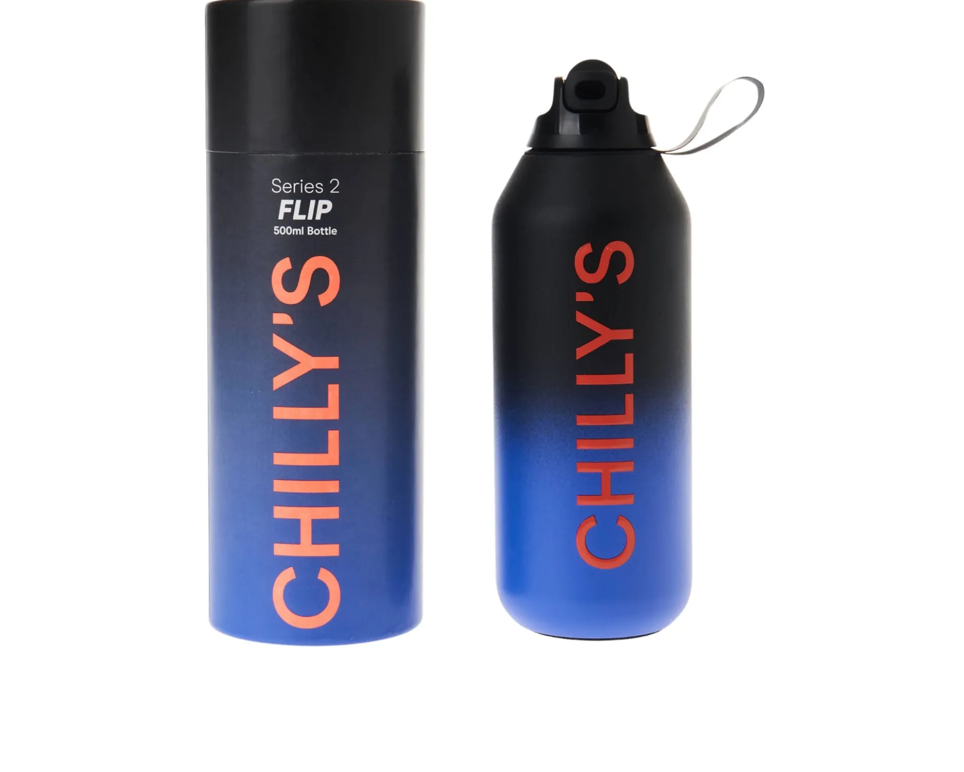 Bottiglia termica acciaio gradient blue Chilly's bottles