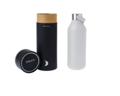 Bottiglia termica acciaio grigio granito Chilly's bottles