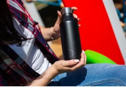 Bottiglia termica acciaio nero abisso Chilly's bottles