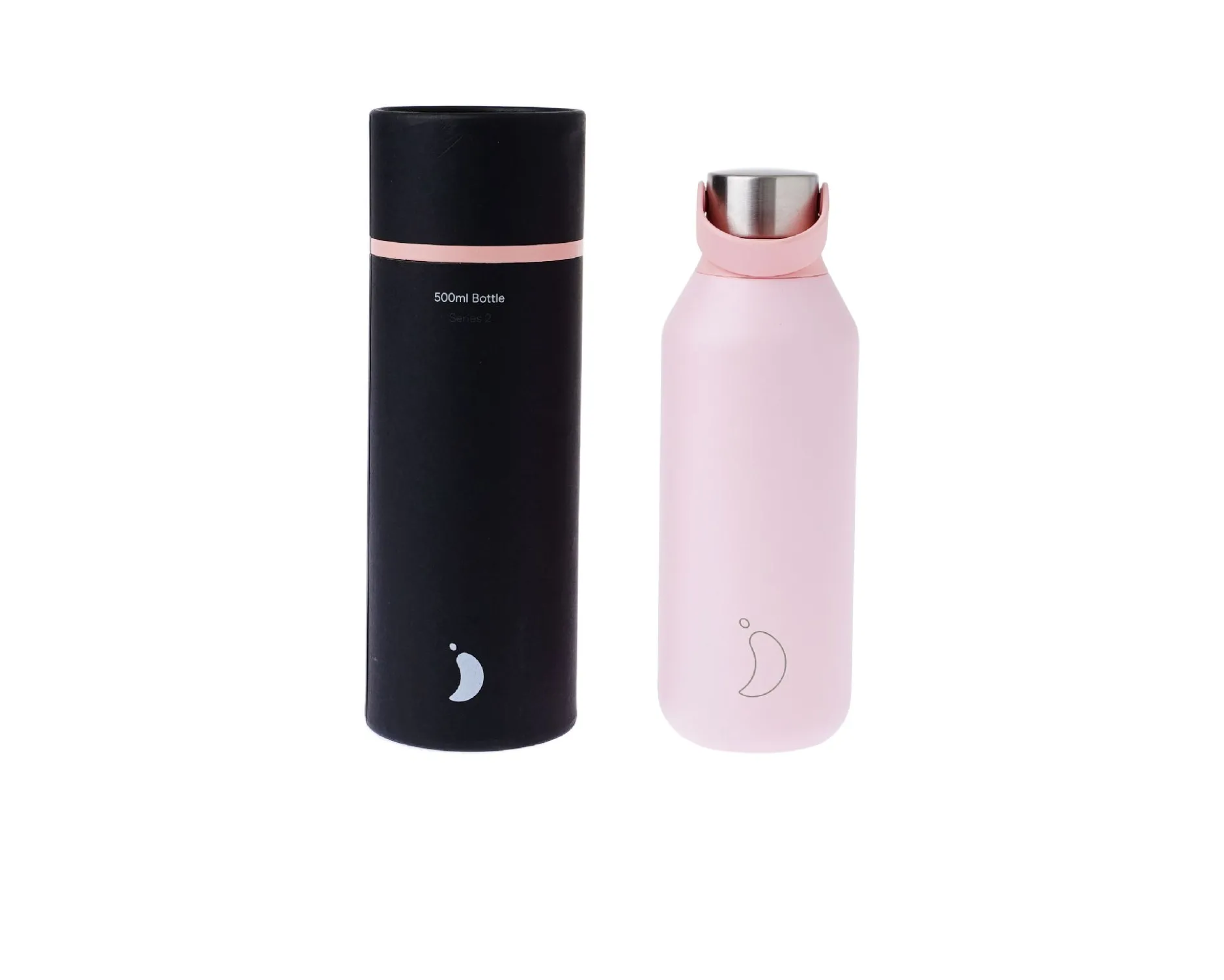 Bottiglia termica acciaio rosa cipria Chilly's bottles