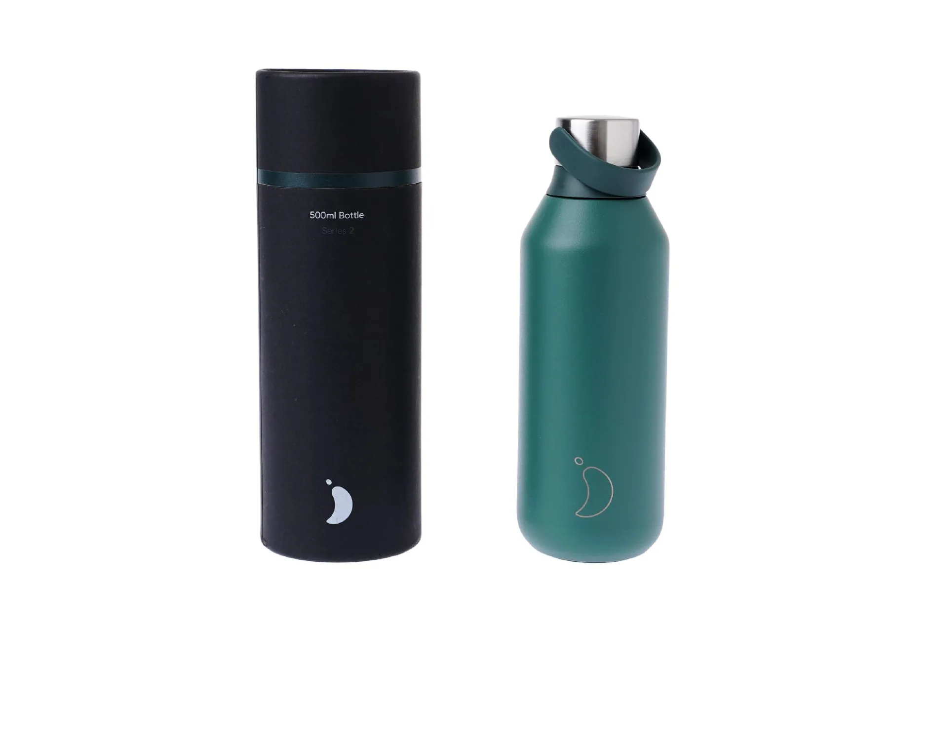 Bottiglia termica acciaio verde pino Chilly's bottles