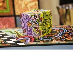 Box square dipinto a mano Tom's drag