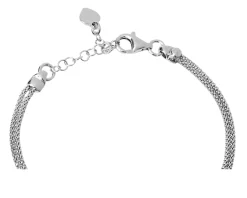 Bracciale argento con cuore centrale Selezione zanolli