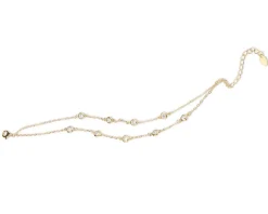 Bracciale argento con finitura oro e cubic zirconia Sovrani
