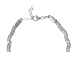 Bracciale argento con maglia a rete Selezione zanolli