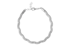 Bracciale argento con maglia a rete Selezione zanolli