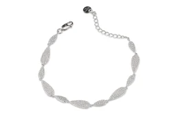 Bracciale argento con zirconi bianchi Sovrani
