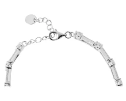 Bracciale argento con zirconi bianchi Sovrani