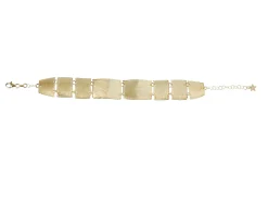 Bracciale argento dorato satinato Selezione zanolli