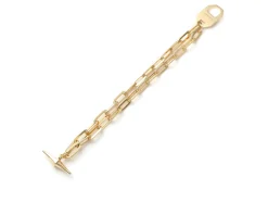 Bracciale classica in bronzo dorato Unoaerre