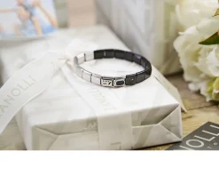 Bracciale composable acciaio bicolore superdad Nomination