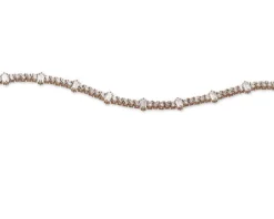 Bracciale luce argento rosè con cubic zirconia Sovrani