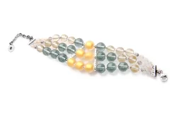Bracciale nuance grigio ambra Antica murrina