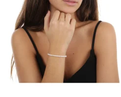 Bracciale oro 750‰ e perle bianche coltivate 24 mesi Selezione zanolli
