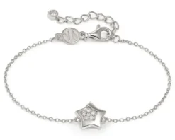 Bracciale petit sparkle argento stella e zirconi Nomination
